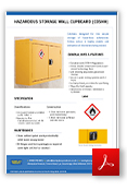 Hazardous Wall Cabinet